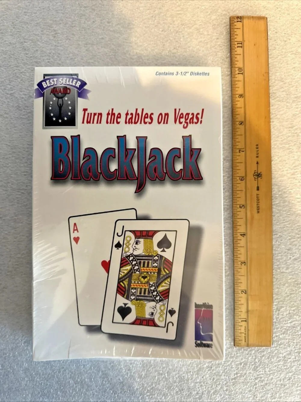 Blackjack Inner Vision Software Big Box PC Game 3.5